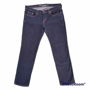 Women's Anchor Blue Skinny Jeans Size 15S Dark Denim